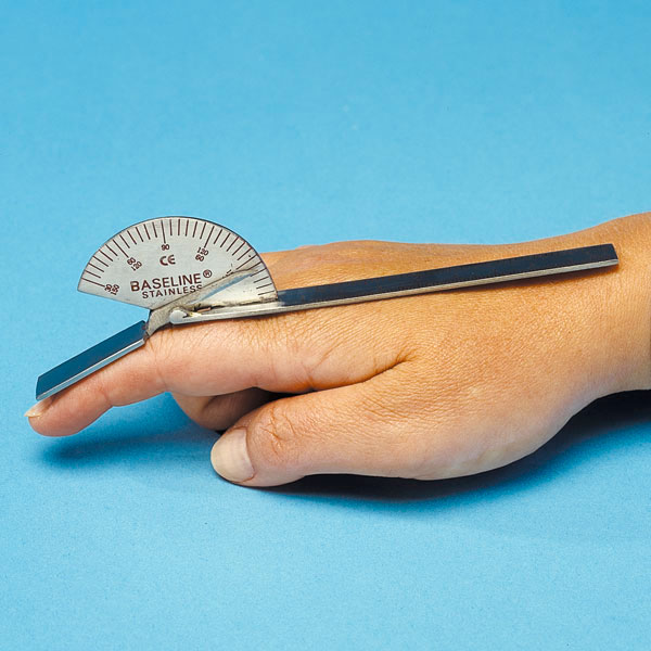 SERVOPRAX Finger and toe goniometer made of stainless steel