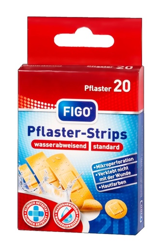 [21425-01] FIGO Pflaster-Strips wasserabweisend Standard