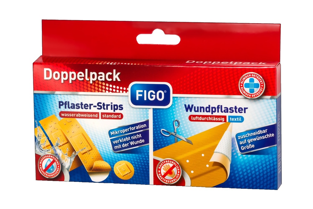 FIGO Doppelpack 50 x 6 cm + 20er Strips