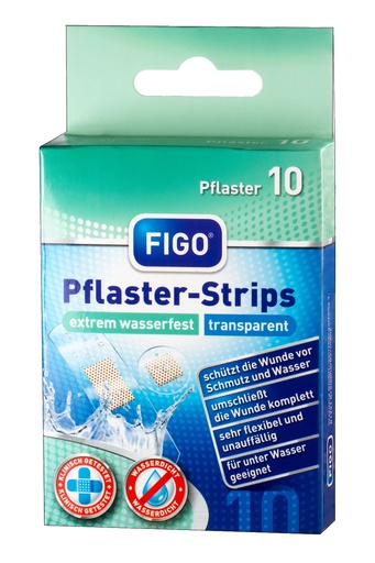 [21444-01] FIGO Wundpflaster extrem wasserfest 10 Stück