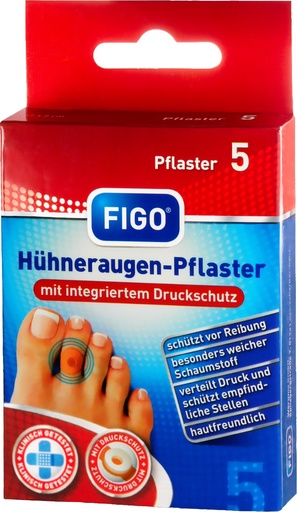 [21451-01] FIGO Hühneraugenpflaster 5 Stück