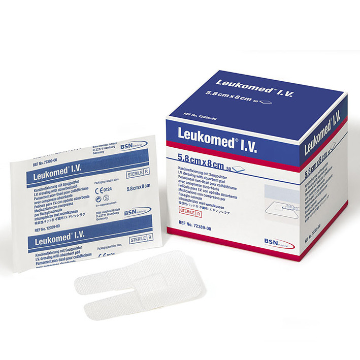 BSN Leukomed I.V. Kanülenfixierung, steril, 6 x 8 cm