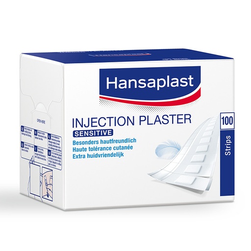 [21622-01] BSN Hansaplast Sensitive Injection plasters, white, 1.9 x 4 cm