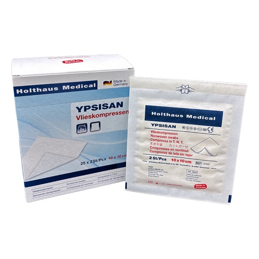[21694-01] HOLTHAUS YPSISAN Wound compresses sterile 10 x 10 cm