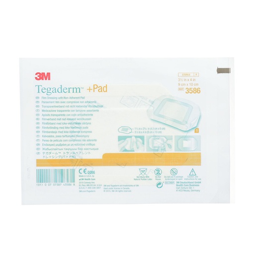 [23300-01] 3M Tegaderm + Pad Transparentverband, 9 x 10 cm 25 Stück