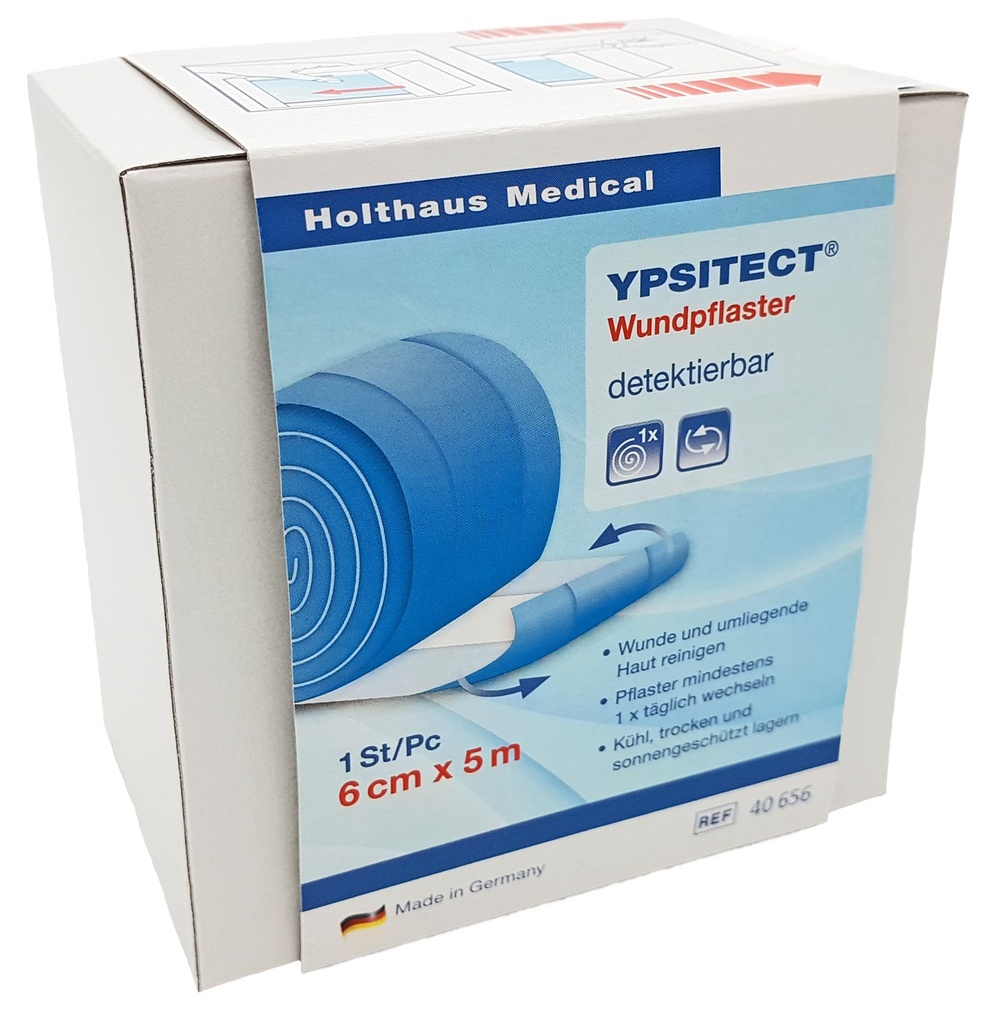 HOLTHAUS YPSITECT Wound plaster 6cm x 5m