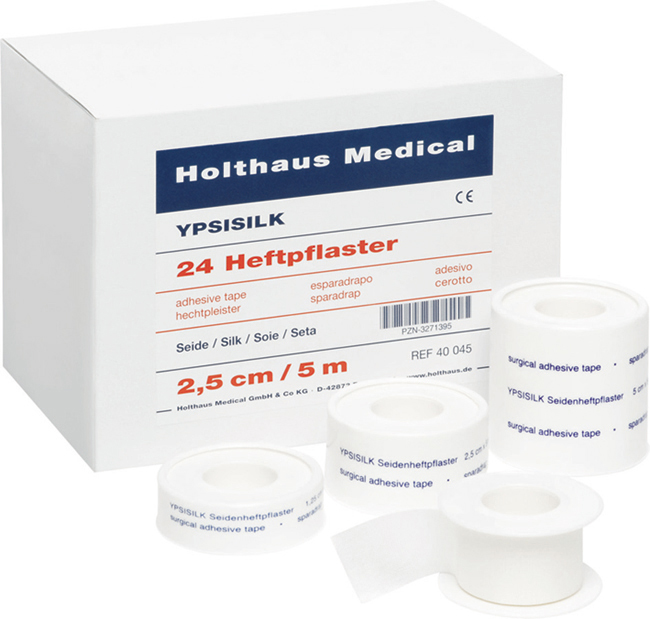 HOLTHAUS YPSISILK Heftpflaster Spule Kunstseide