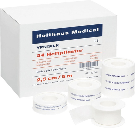 [25346-01] HOLTHAUS YPSISILK Adhesive plaster spool artificial silk
