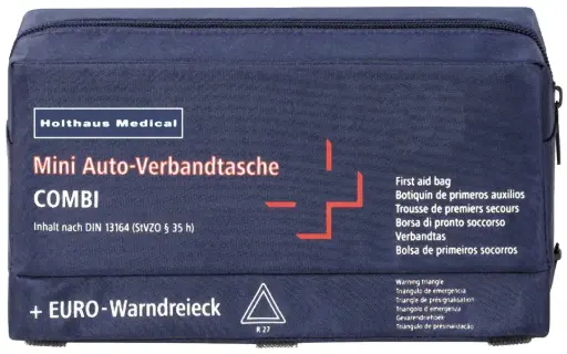 [25362-01] HOLTHAUS Mini COMBI Verbandtasche 22 x 12 x 8 cm, blau