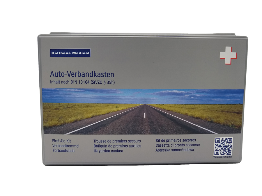 HOLTHAUS Car First Aid Kit Content according to DIN 13164