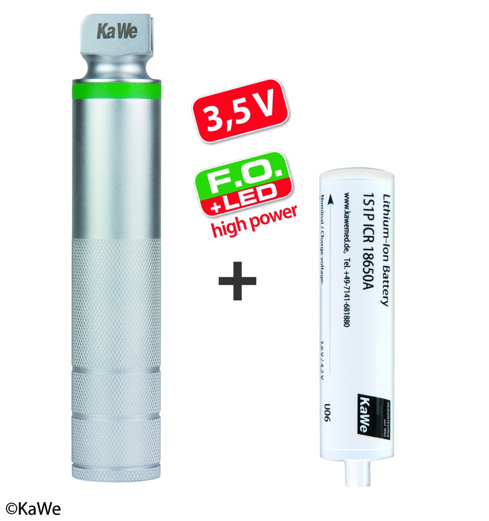 KAWE F.O. Rechargeable handle 3.5V LED highpower medium