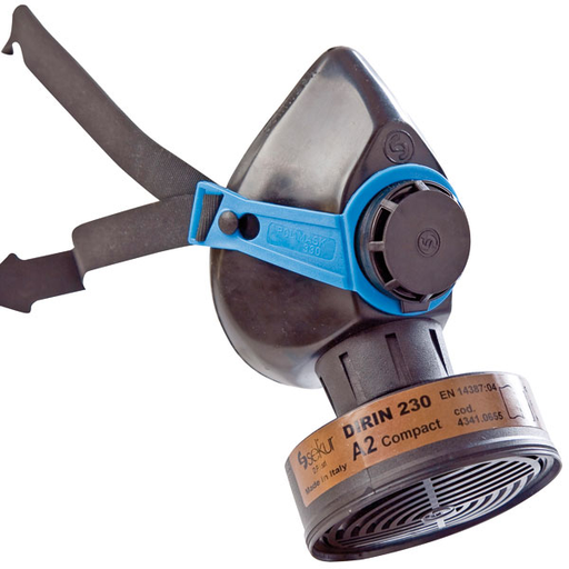 [13004-01] SEKUR Atemschutz-Halbmaske COLOREX BASIC A2