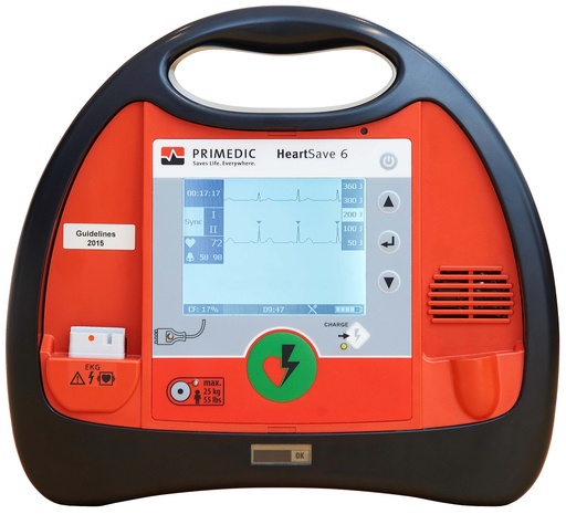 [14875-01] PRIMEDIC HeartSave 6 inkl. AkuPak LITE Defibrillator
