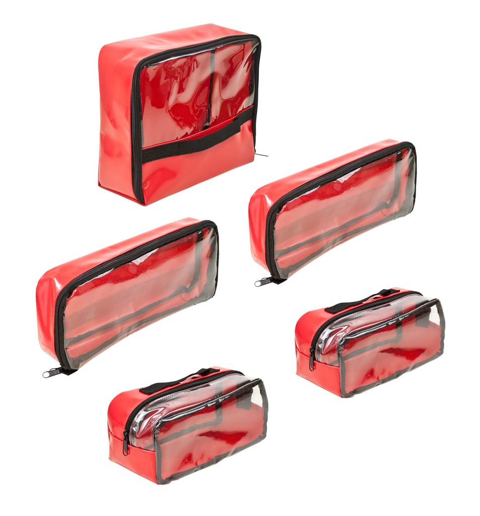 HUM Module bags Tarpaulin red S / M / L / XL