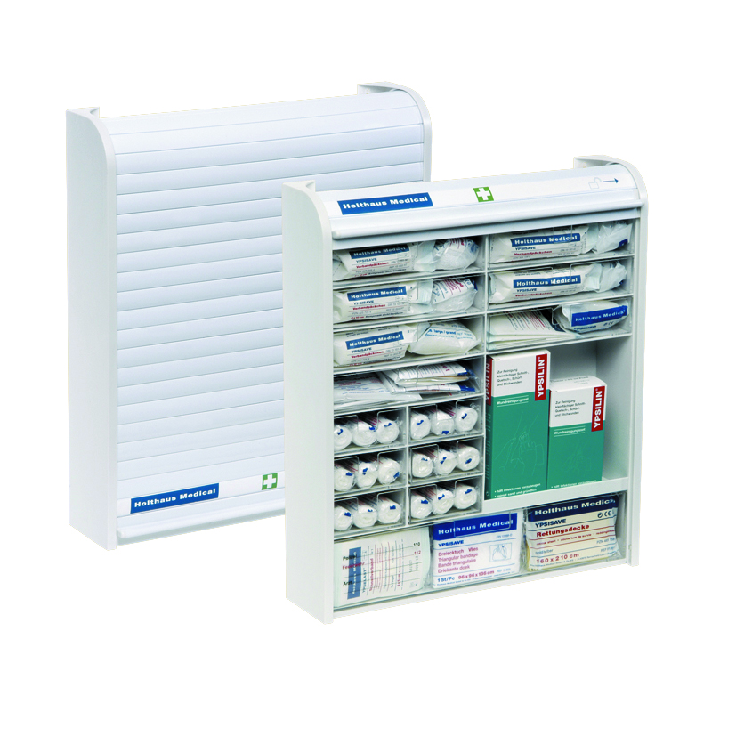 HOLTHAUS First Aid Cabinet Rollmed white