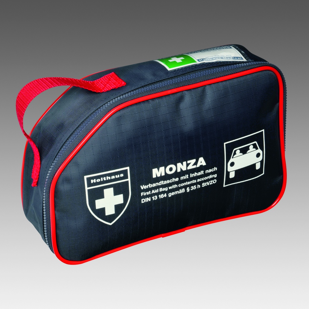 HOLTHAUS Verbandtasche Monza für KFZ Nylon mit Reißverschluss