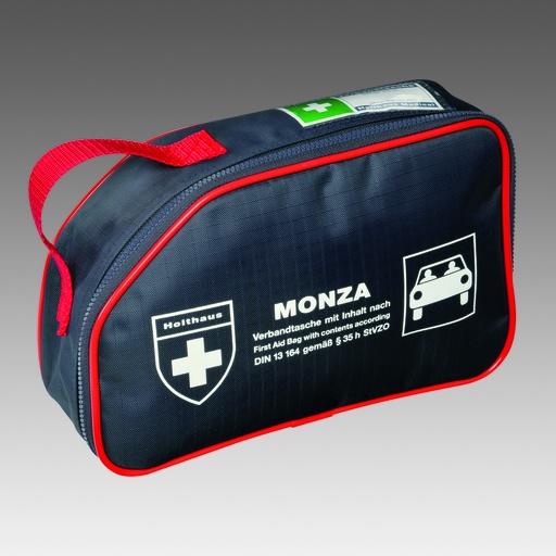 [19544-01] HOLTHAUS First Aid Pouch Monza for Car Nylon with zipper