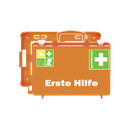 SÖHNGEN First Aid Case SN-CD Standard with filling acc. to DIN 13157, orange with wall bracket