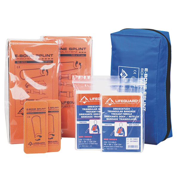 LIFEGUARD E-Bone Splint Extra grey-orange with Extra aluminium core
