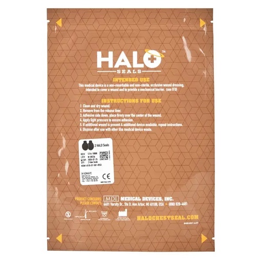 [20578-01] HALO Chest Seal Thorax sealing plaster; 14 x 21 cm