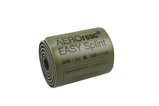 [21042-01] HUM AEROresc IMT02-SPT Easy Splint XL Schiene olivgrün