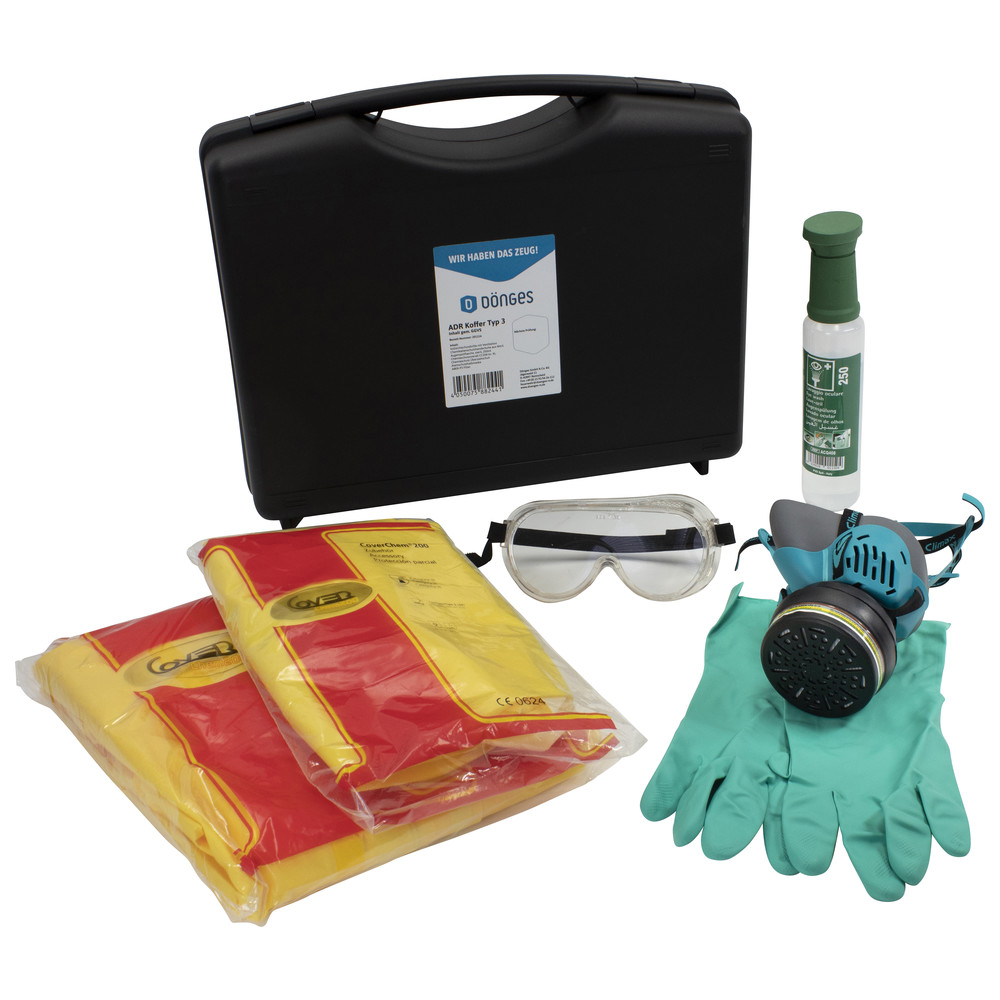 DÖNGES ADR Koffer Typ 3 Inhalt gem. GGVS, 395 x 295 x 106 mm