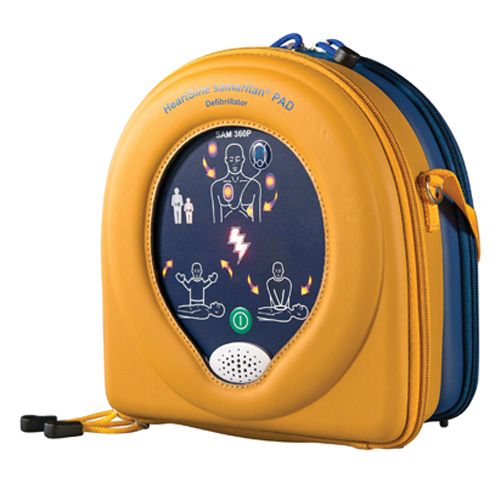 HEARTSINE Multifunction double carrying case yellow/blue