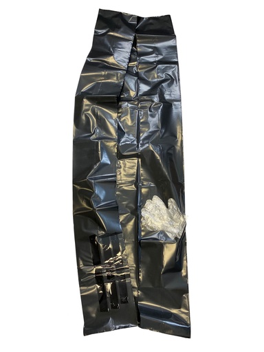 [22260-01] SERVOPRAX Leichenhülle Economy schwarz bis 130 kg