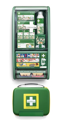 [22318-01] CEDERROTH First Aid Station Set DIN 13157