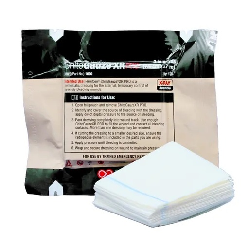 [24667-01] HEMCON ChitoGauze XR PRO Gauze dressing, 7.5 cm x 3.7 m