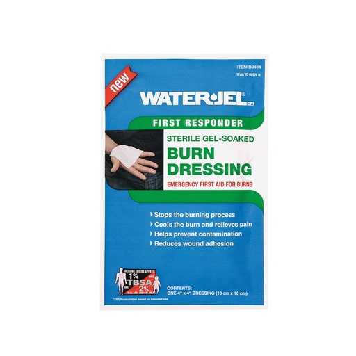 [24739-01] Water Jel HA First Responder Compress 10 x 10 cm, sterile