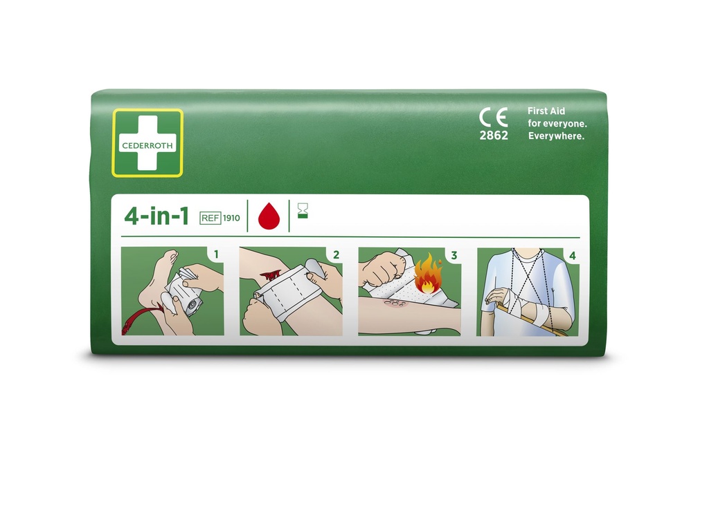 CEDERROTH Refill Packs, 4-in-1 Blood Stopper
