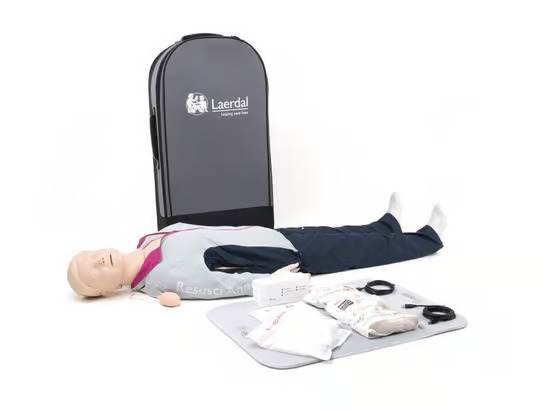 LAERDAL LAERDAL Resusci Anne QCPR AED Ganzkörper Mit Trolley