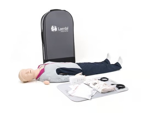 [24971-01] LAERDAL LAERDAL Resusci Anne QCPR AED Full Body With Trolley