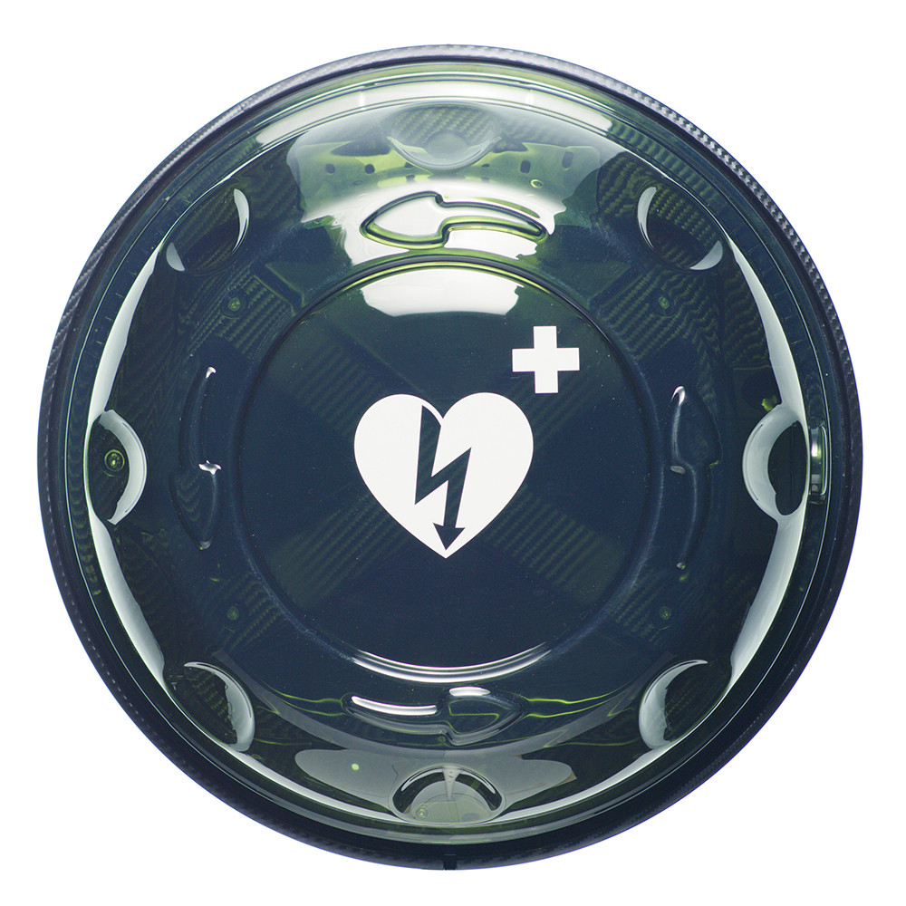 ROTAID Solid Plus Heat AED Wall cabinet, Outdoor, Smoked glass look