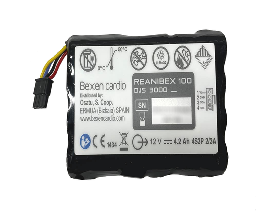 [25552-01] BEXEN Reanibex 100 AED Replacement battery
