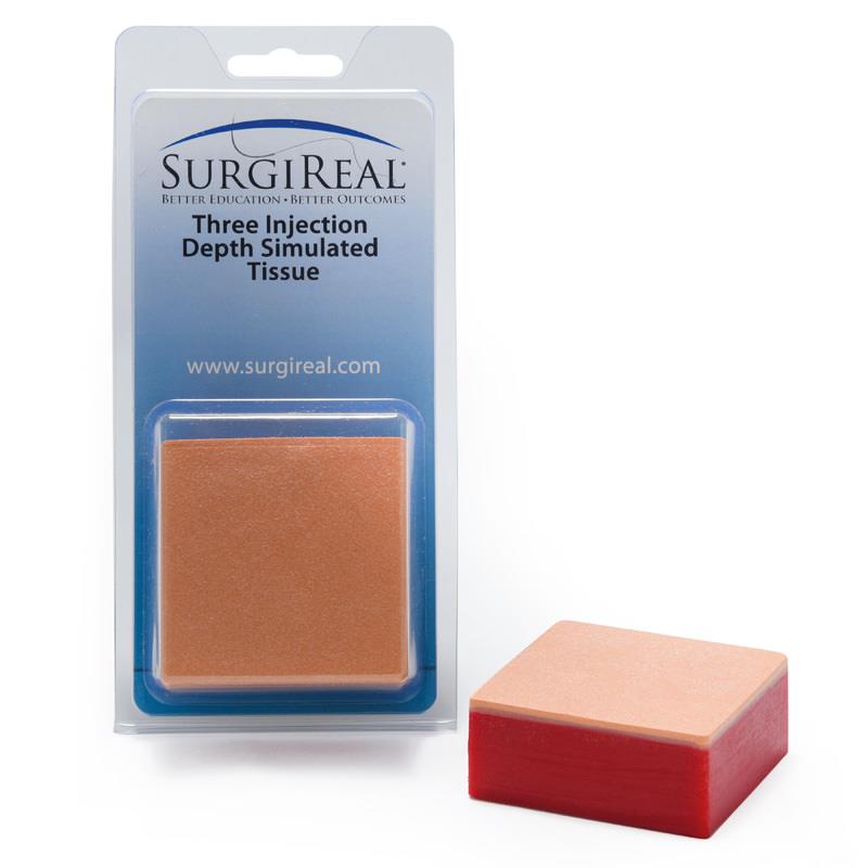 ERLERZIMMER Simulated Tissue with three Injection Depths