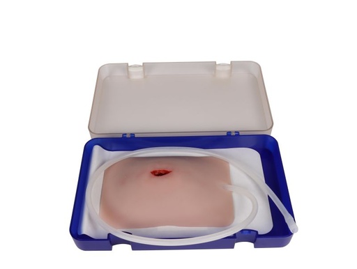 [27411-01] ERLERZIMMER Wound Moulage Stab Groin, Wound Packing