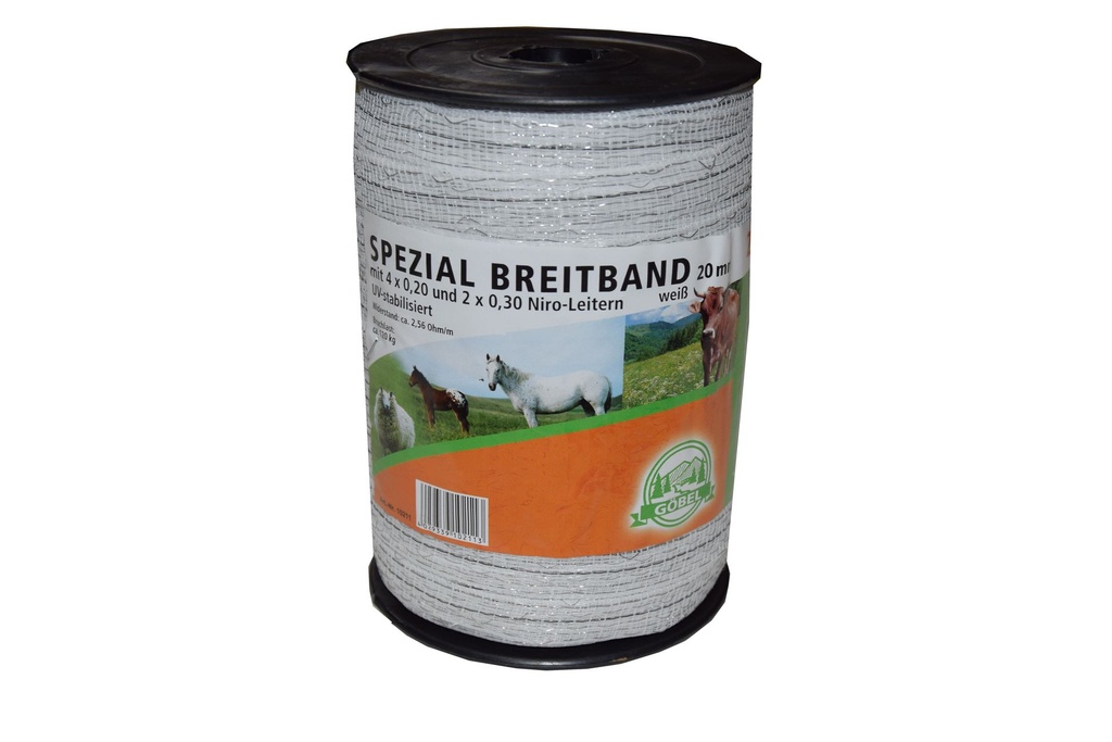 GÖBEL Spezial-Breitband 20mm 200m 2x0,30+4x0,20Niro