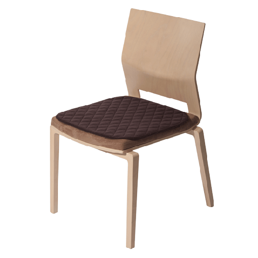 [14354-01] SUPRIMA Seat pad without strap 40 x 45 mocha