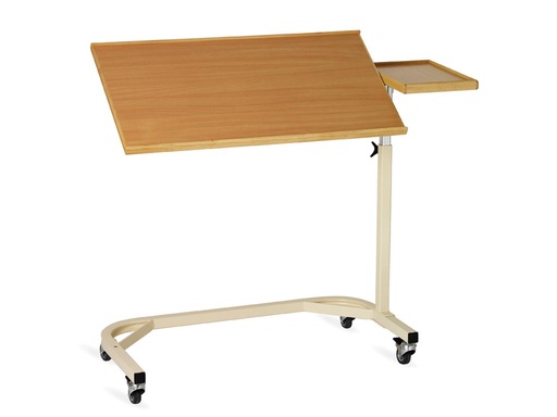 [21093-01] Nordic Bed table NORDIC LARGE beech with side shelf