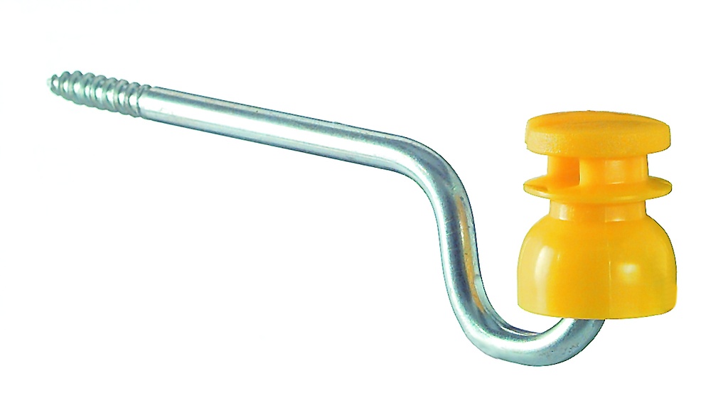 GÖBEL Slotted extension insulators 13cm 25 bag yellow