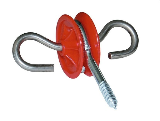 [23606-01] GÖBEL Torgriffisolator mit 2 Einhängeösen 10er Beutel