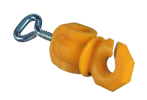 [23617-01] GÖBEL Zweitisolator mit Feststellschraube gelb