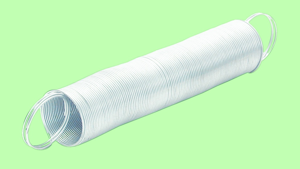 GÖBEL Gate spring extendable up to 5m white powder coated