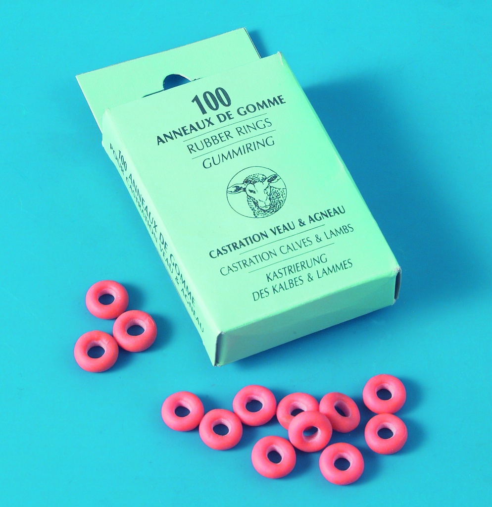 GÖBEL Rubber rings for castrator 100 bag