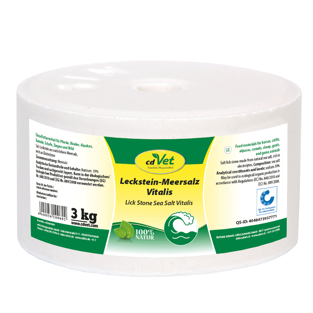 CDVET Lick Stone Sea Salt Vitalis 3kg