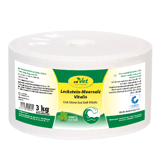 [24860-01] CDVET Lick Stone Sea Salt Vitalis 3kg