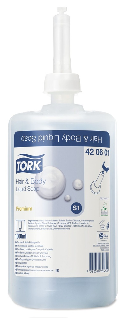 TORK Tork Premium Liquid soap Hair & Body