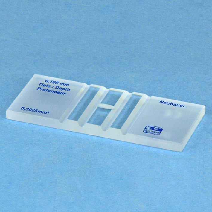 ASSISTENT Zählkammer nach Neubauer doppelt mit CE-Zeichen